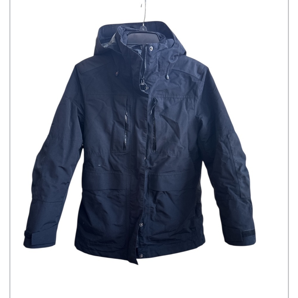 Land’s End Women’s black 3-in-1 Triclimate jacket Size S 6-8